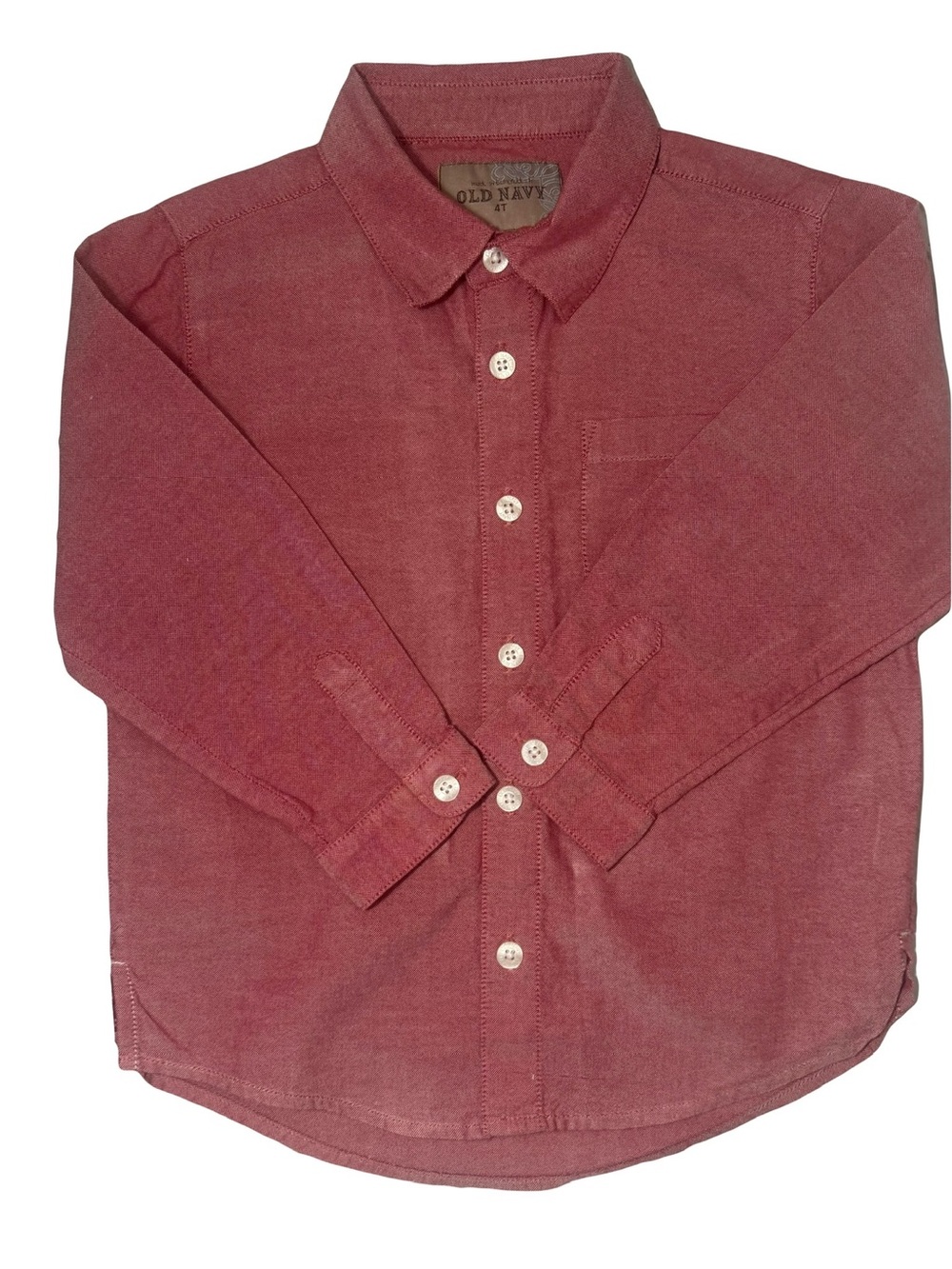 Old Navy Kids 4T Button-Down Shirt - Red